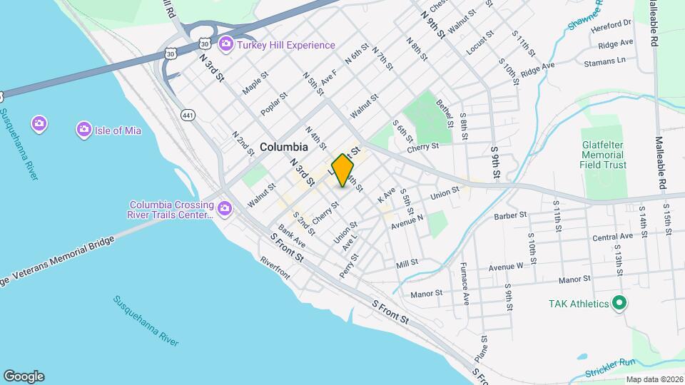 327 Cherry St Map and Location Details