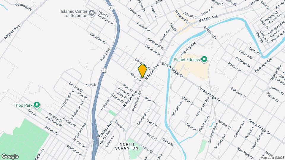 1357 N Main Ave, Unit 2nd flr Mapa y Detalles de la Ubicación