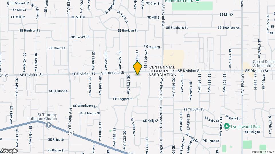 15766 SE Division St-Unit -5 Map and Location Details