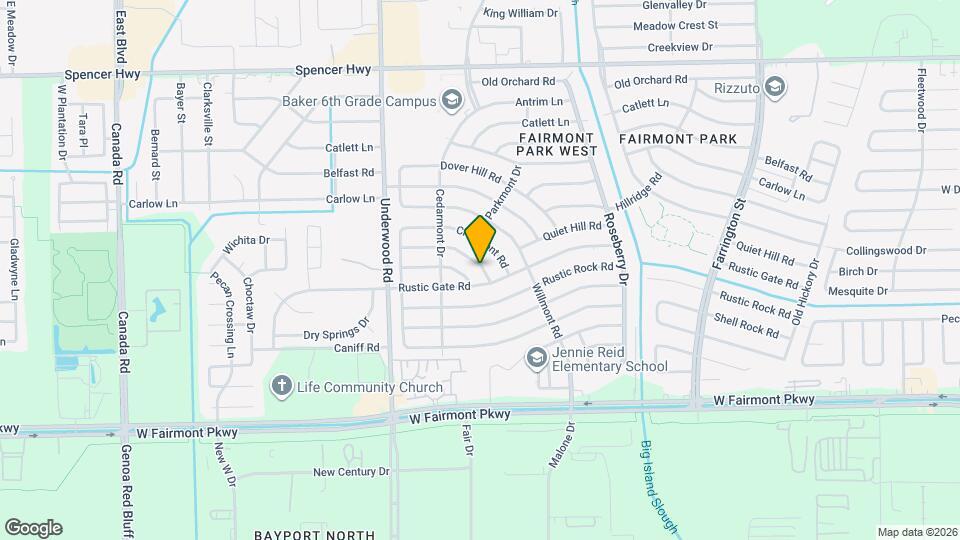 10102 Barmont Dr Map and Location Details