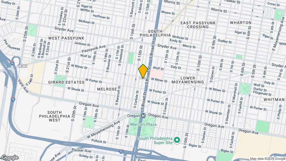 2413 S Rosewood St Map and Location Details