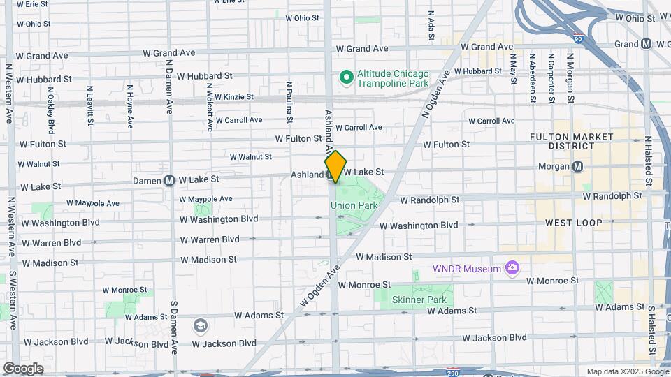 153 N Ashland Ave Map and Location Details