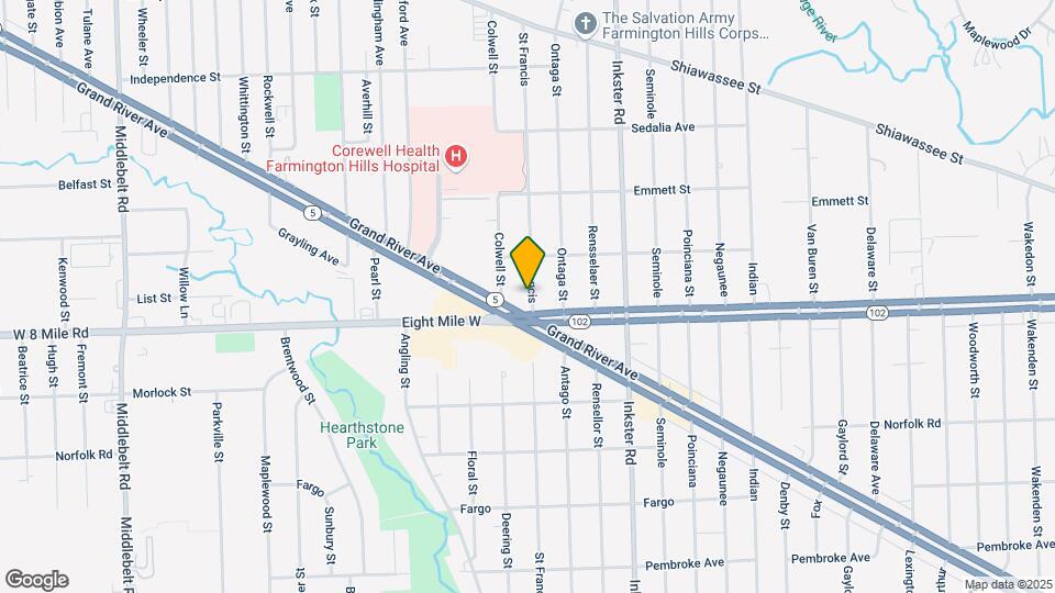 New Botsford Apartments Map and Location Details