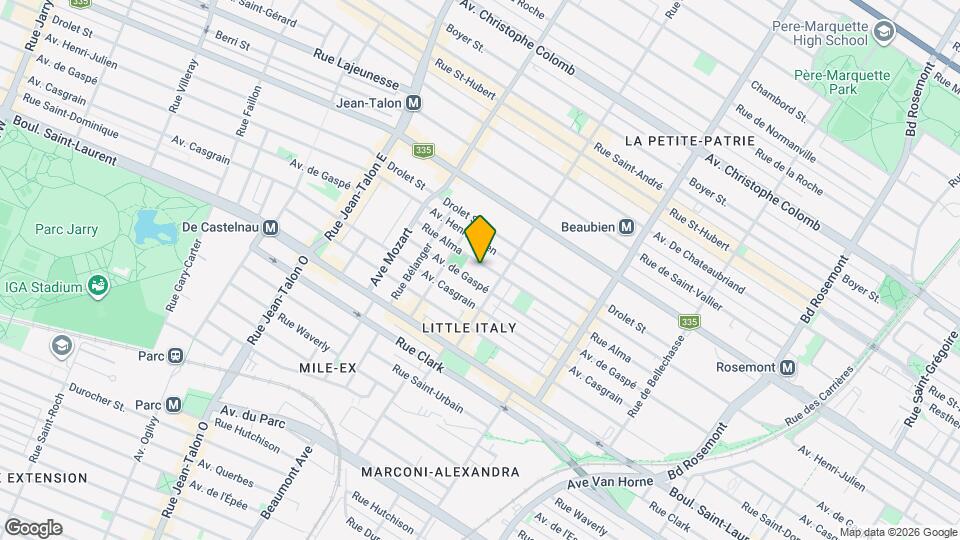 6746-6752 Alma Rue Map and Location Details