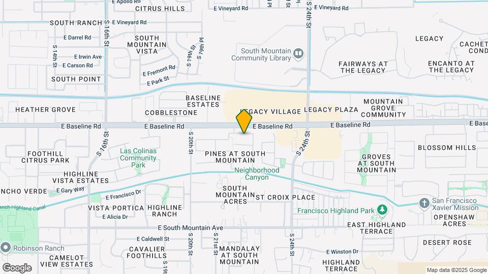 2219 E Valencia Dr Mapa y Detalles de la Ubicación