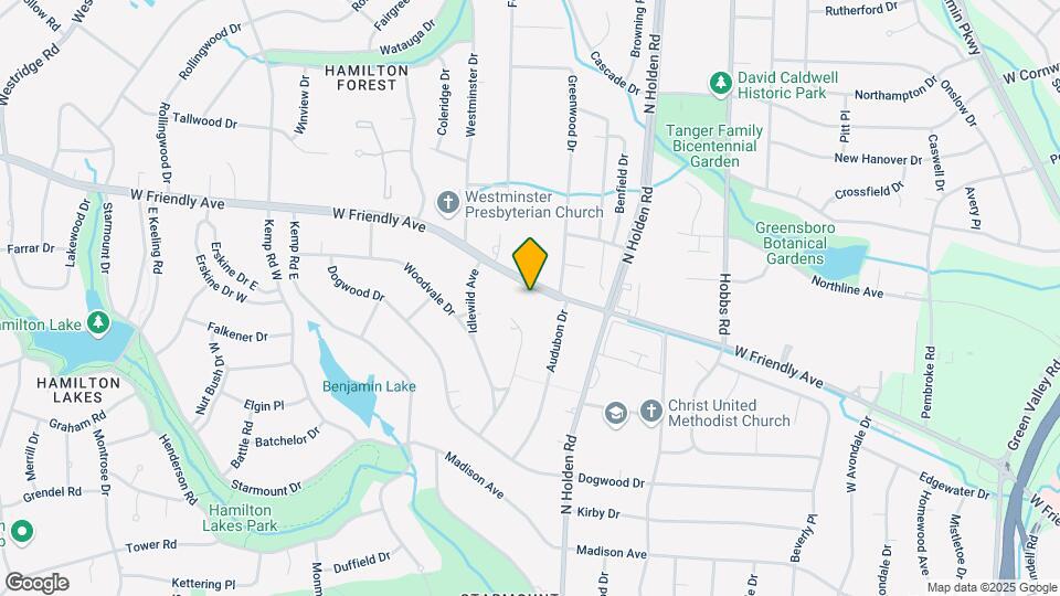3807 W Friendly Ave Map and Location Details
