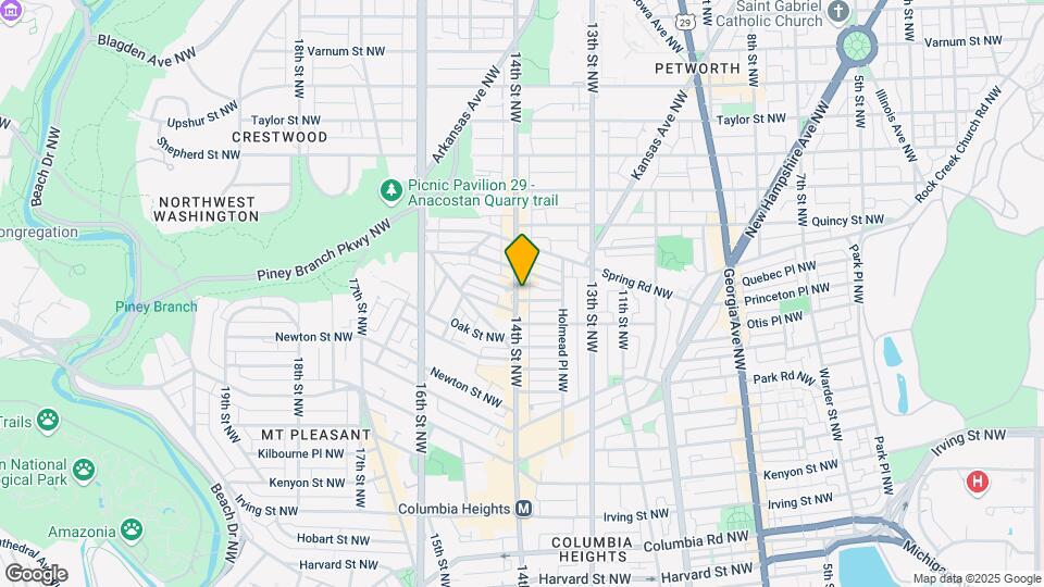 3519 14th St NW Map and Location Details