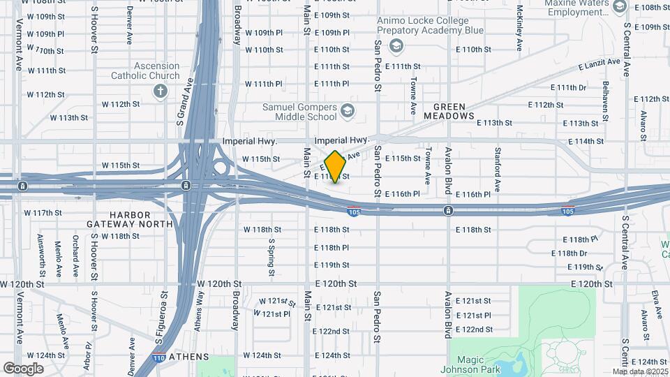 141 E 116th Pl Map and Location Details