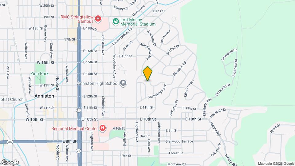 1328 Champaign Ave Map and Location Details