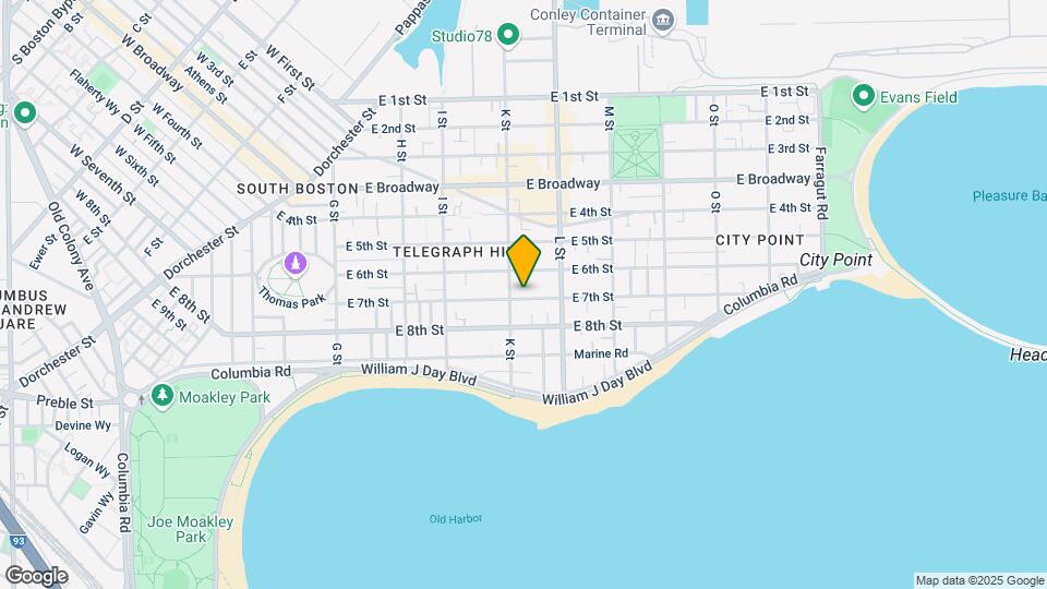 586 E 7th St Map and Location Details