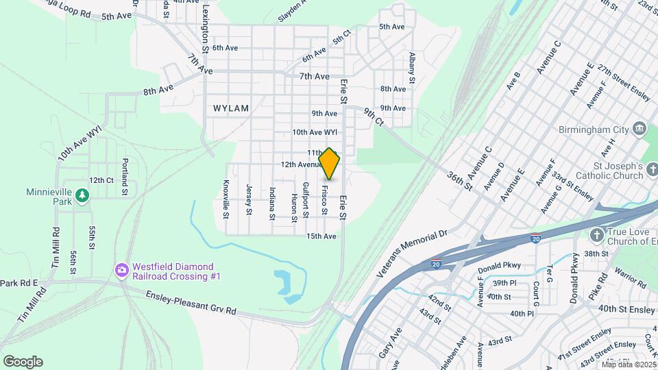 1225 Frisco St Map and Location Details