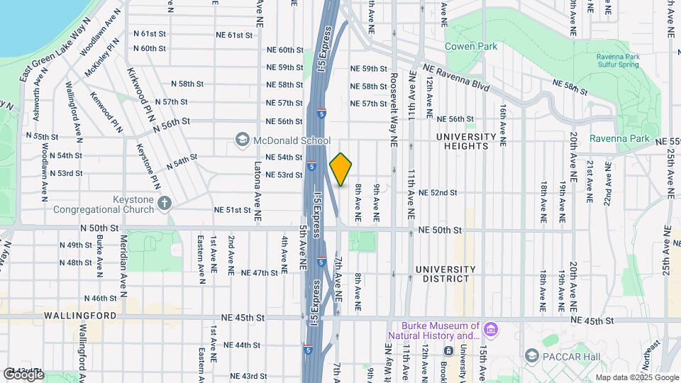 5004 7th Ave NE, Unit B Map and Location Details