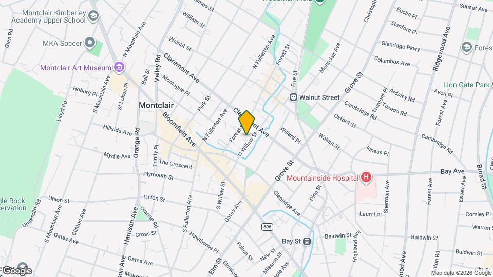 34 N Willow St Mapa y Detalles de la Ubicación