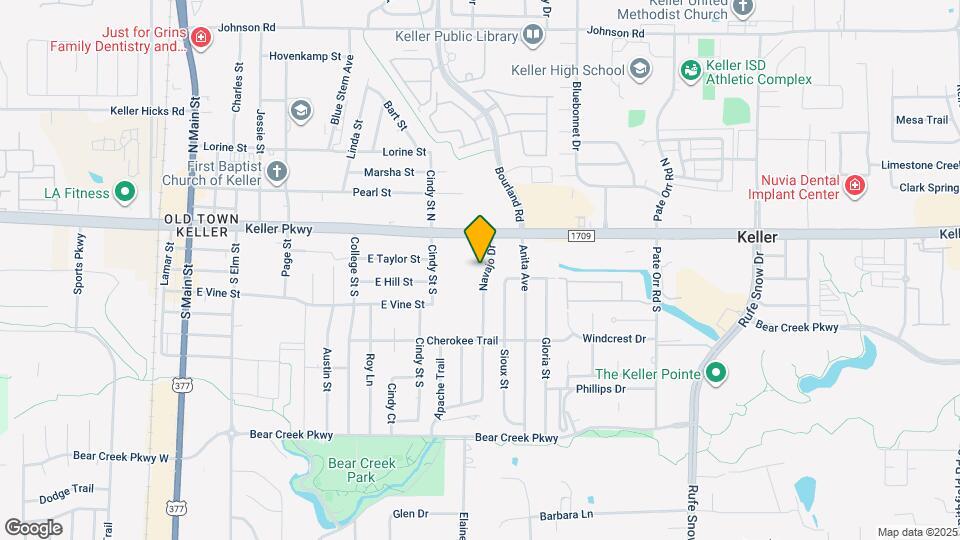 108 Navajo Dr Map and Location Details