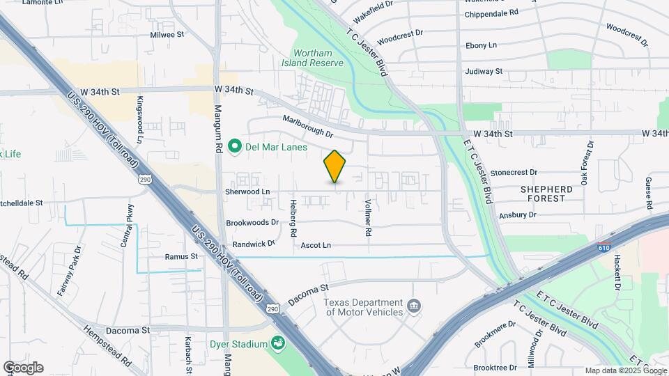 4118 Sherwood Ln Map and Location Details
