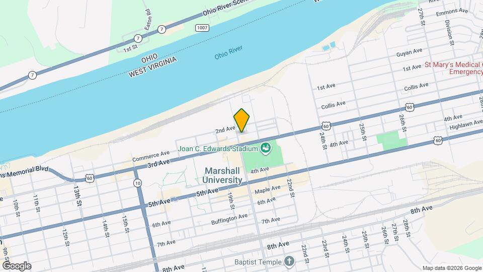 212 20th St, Unit 2 Map and Location Details