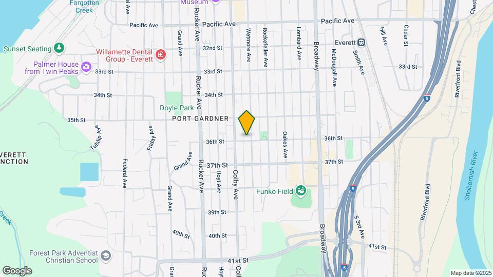 3532 Wetmore Ave Map and Location Details