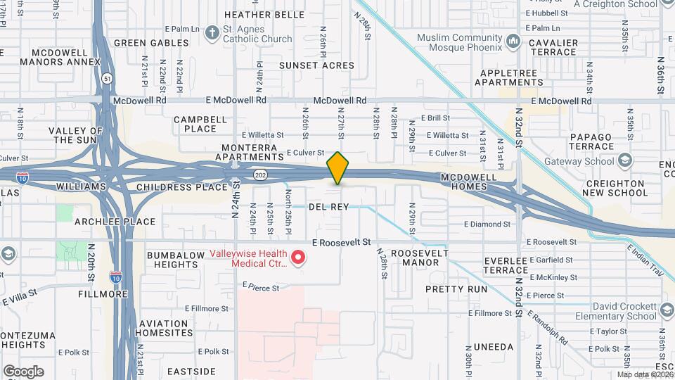 1124 N 27th St Map and Location Details