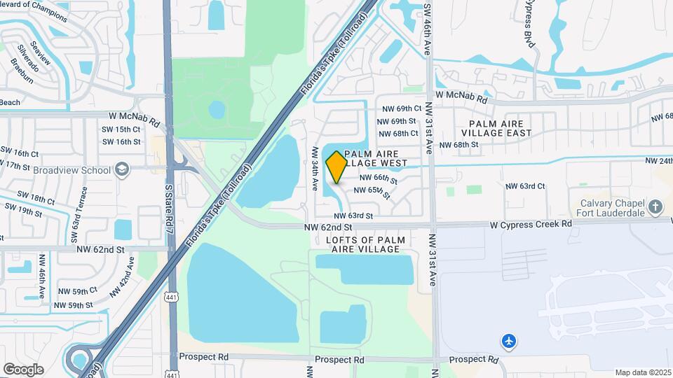 6541 NW 33rd Way Map and Location Details