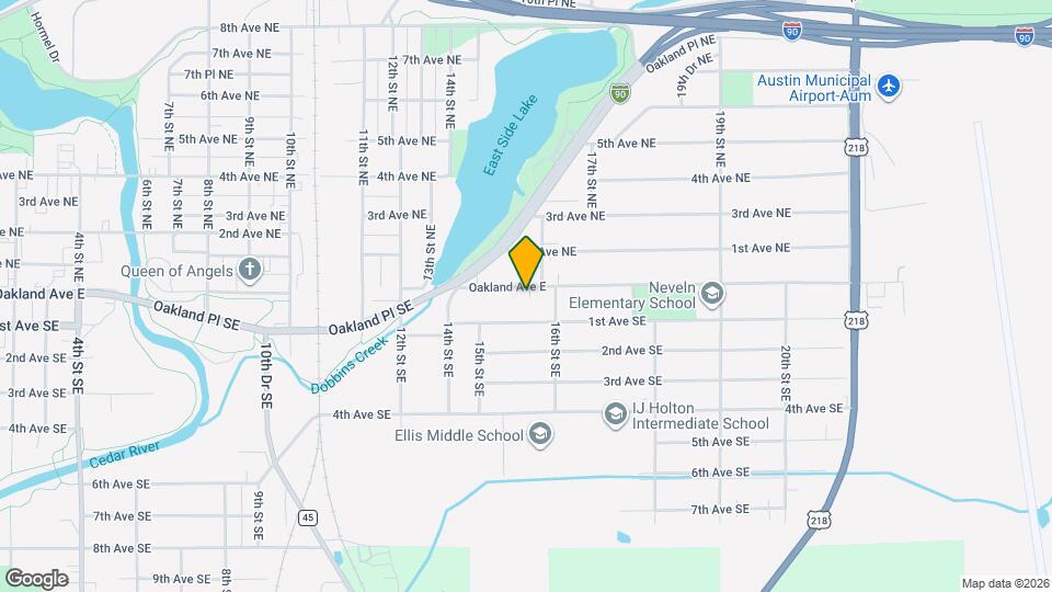1624 Oakland Ave E Map and Location Details
