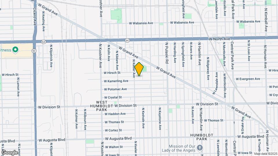 4142 W Kamerling Ave Map and Location Details