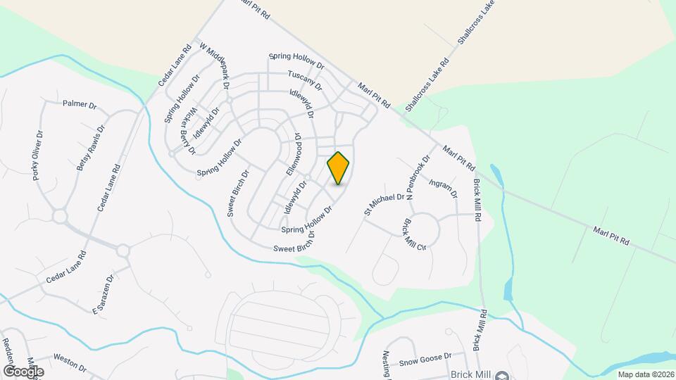 603 Spring Hollow Dr Map and Location Details