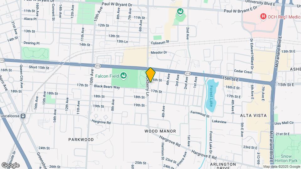 1605 Hackberry Ln Map and Location Details