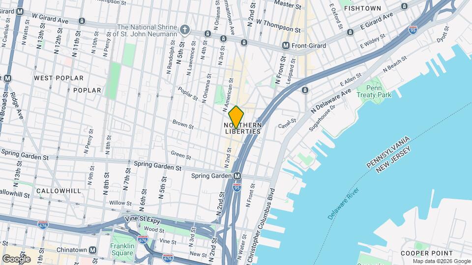 817 N 2nd St Map and Location Details