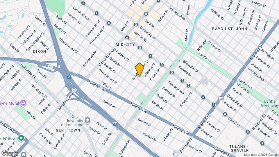 3611 Banks St, Unit 3611 Banks 70119 Map and Location Details