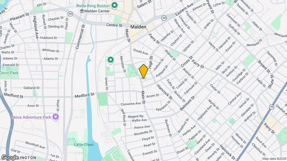 121 Main St Map and Location Details