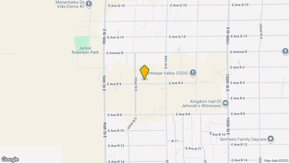 9249 E Avenue R4 Map and Location Details