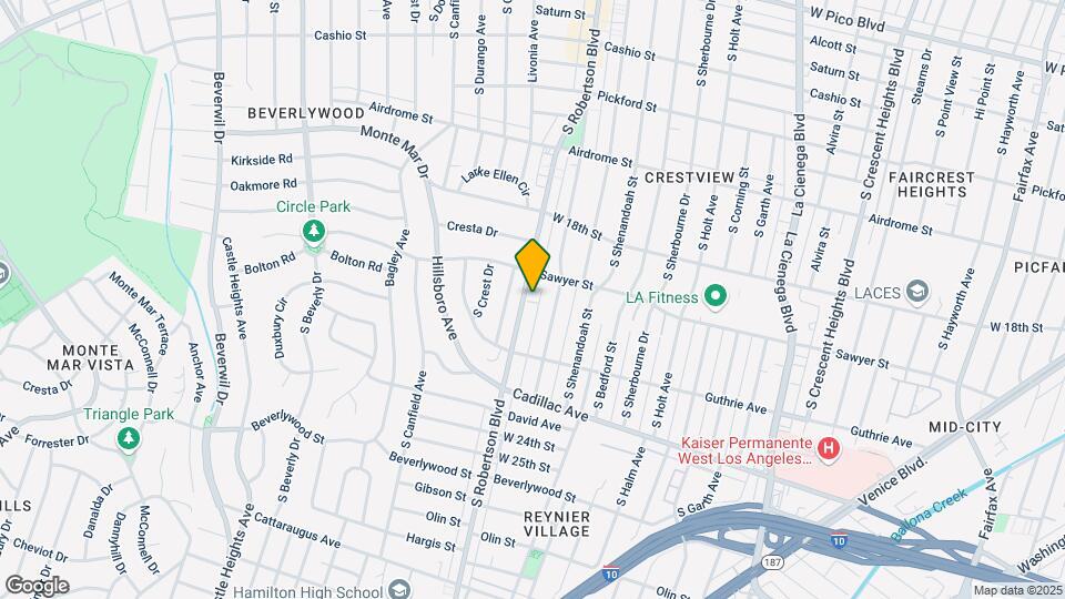 Beverlywood Center Map and Location Details