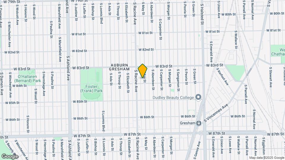 8348 S May St Map and Location Details