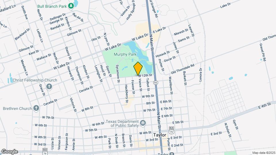 1119 Vance St Map and Location Details