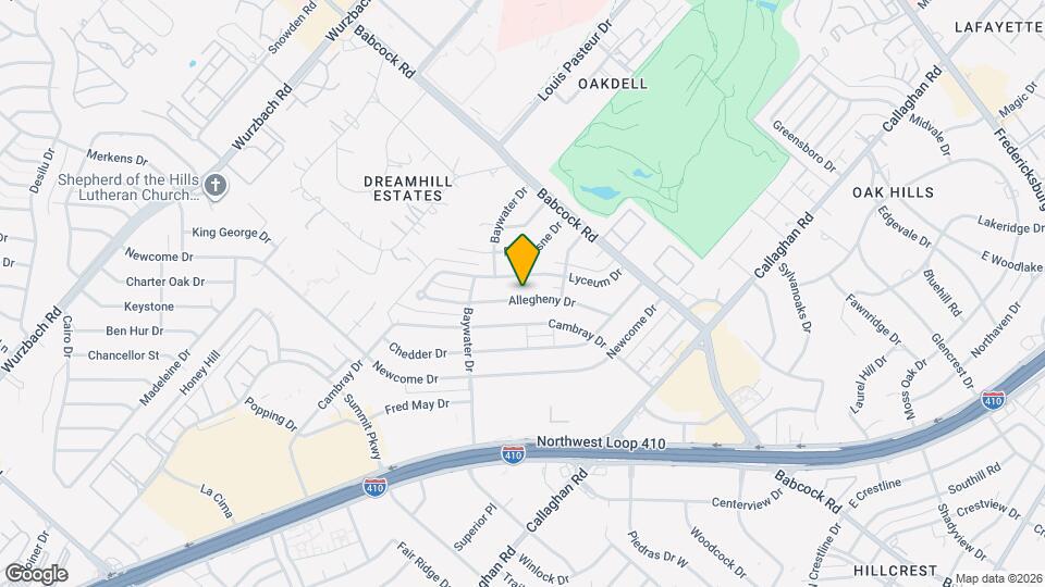 4627 Allegheny Dr Mapa y Detalles de la Ubicación