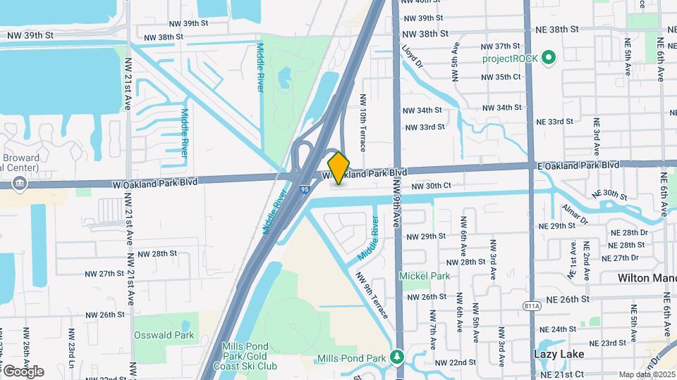 1177 NW 30th Ct Map and Location Details