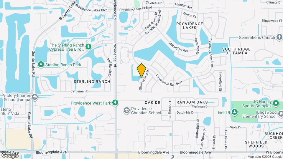 2019 Shadow Pine Dr Map and Location Details