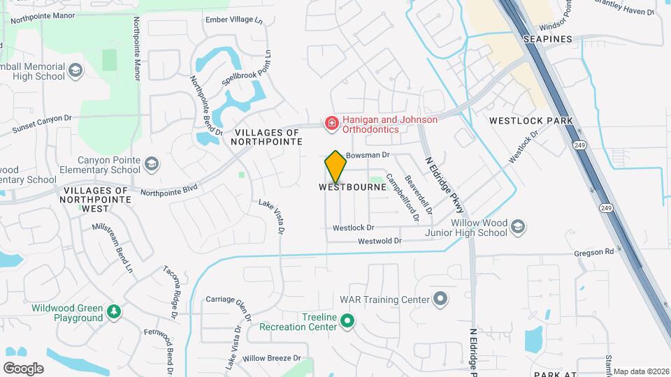 18203 Gravenhurst Ln Map and Location Details