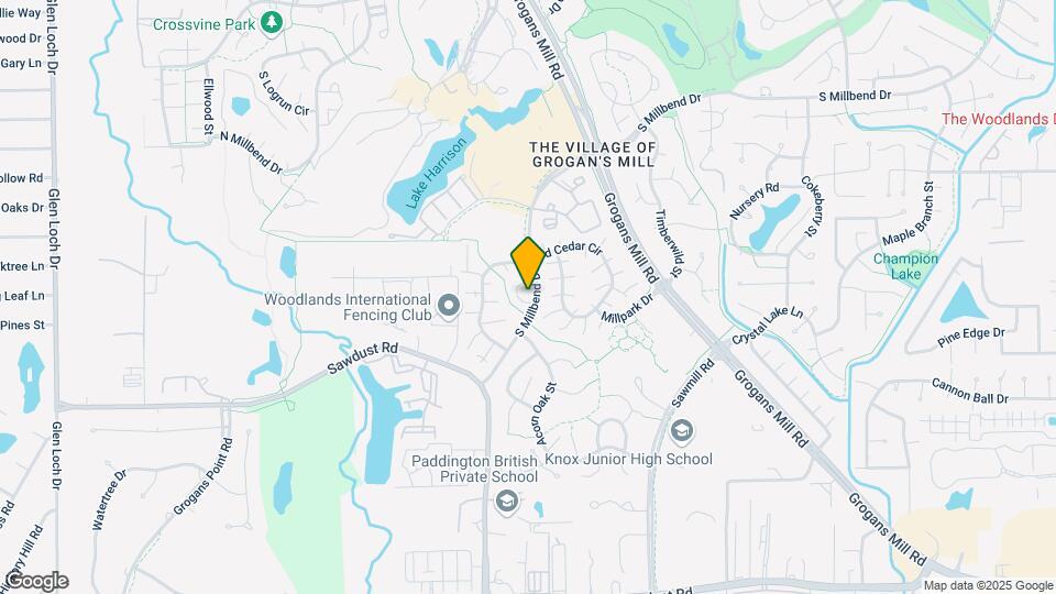 2702 S Millbend Dr Mapa y Detalles de la Ubicación