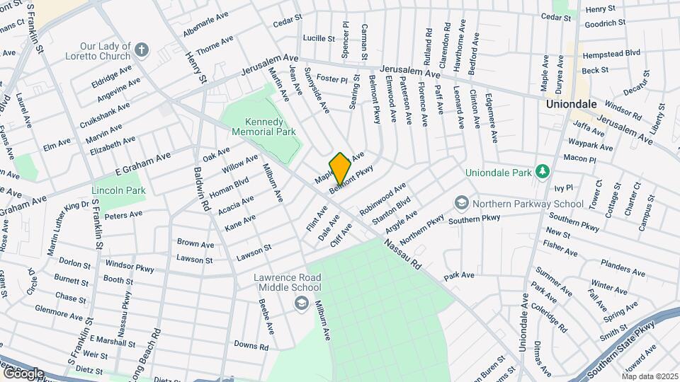 244 Belmont Pkwy Mapa y Detalles de la Ubicación