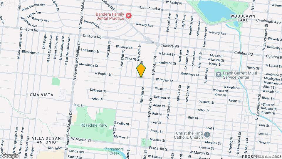 3306 W Poplar St Map and Location Details