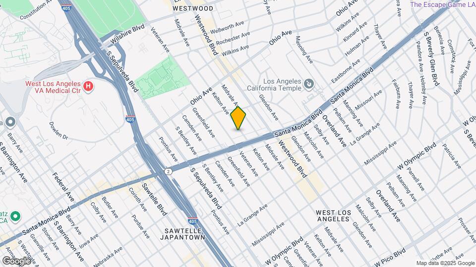 1775 Kelton Ave, Unit Like a Small House Mapa y Detalles de la Ubicación