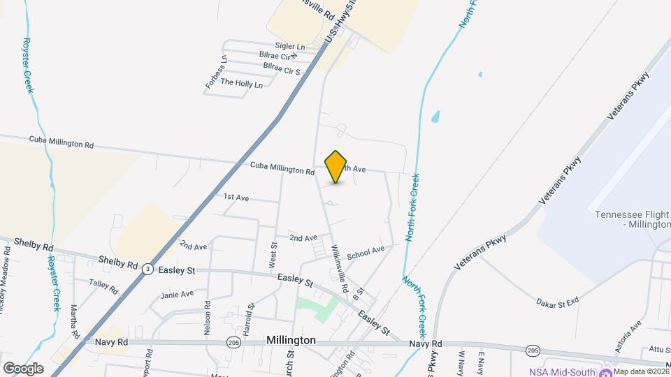 5055 Howard Pl Map and Location Details