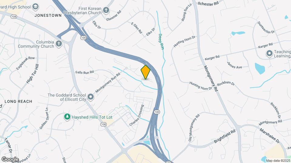 8589 Falls Run Rd Map and Location Details