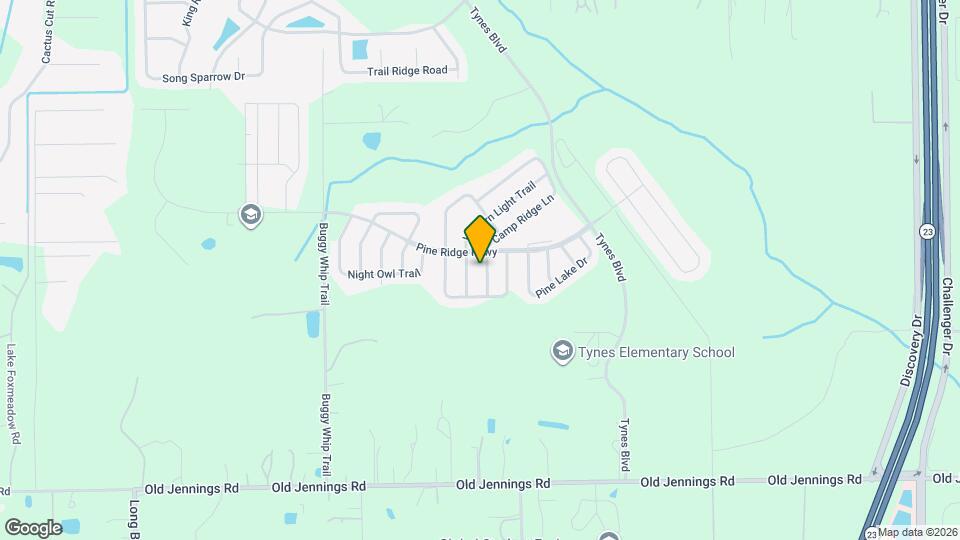 1334 Camp Ridge Ln Map and Location Details