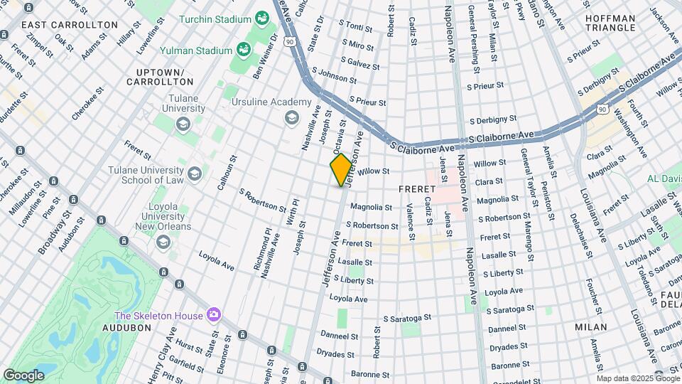 2528 Jefferson Ave Map and Location Details