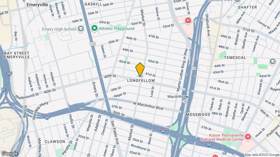 902 40th St Map and Location Details