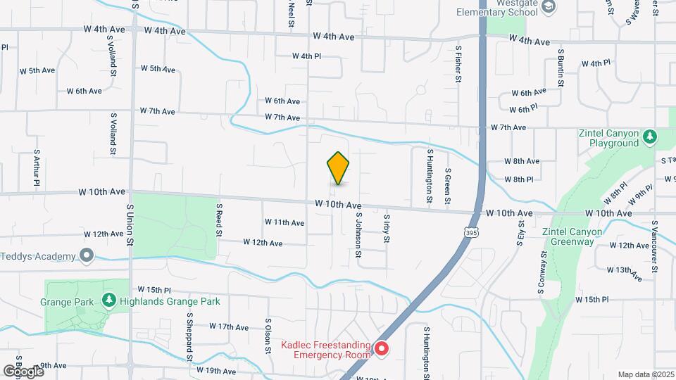 953 S Keller St Map and Location Details
