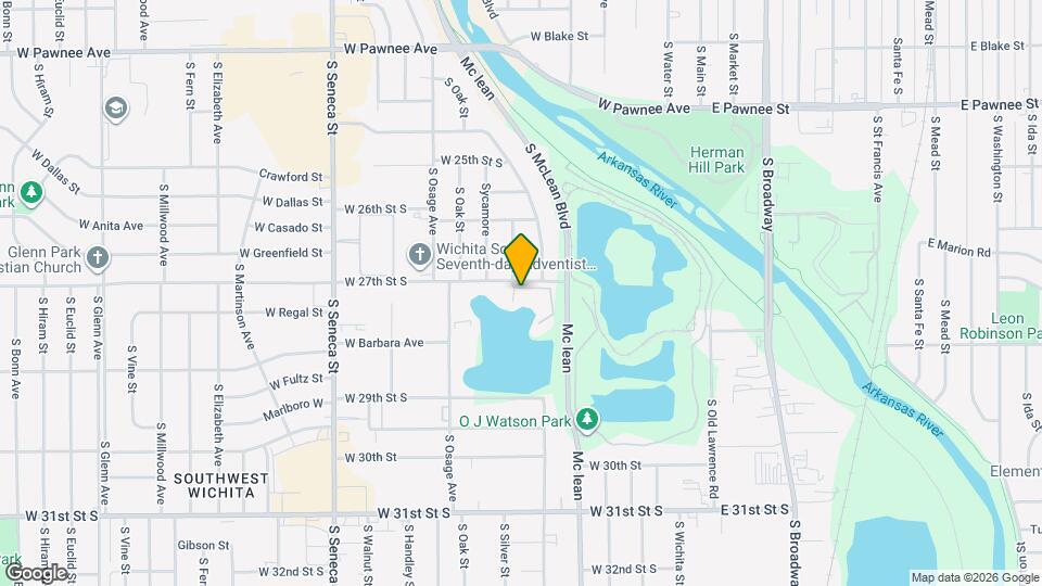 585 W 27th St S Map and Location Details