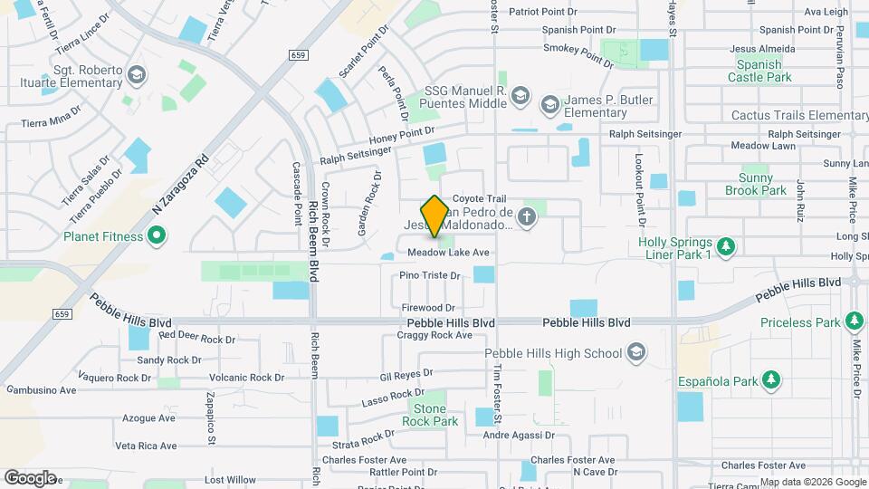 3005 Cedar Creek Map and Location Details